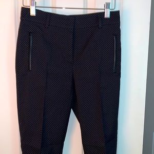 Akris Punto patterned black pants